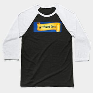 The Wizard News Logo Baseball T-Shirt